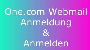 One.com Webmail Anmelden